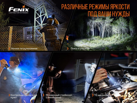 Фонарь тактический Fenix TK35UE 5000 Lumen (3*Luminus SST40, без аккум 21700)